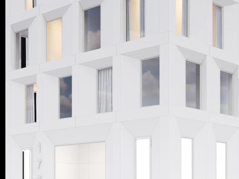 Modern building 4 3D Model