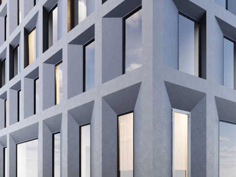 Modern building 4 3D Model