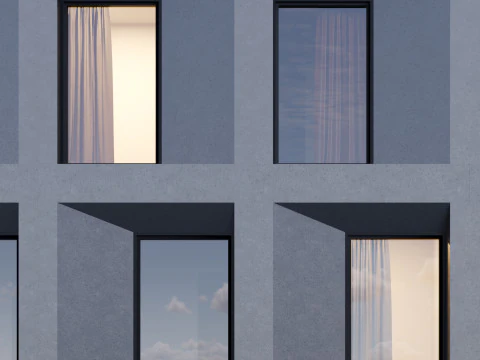 Modern building 4 3D Model