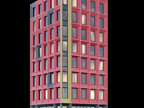 edificio moderno 5 Modelo 3D