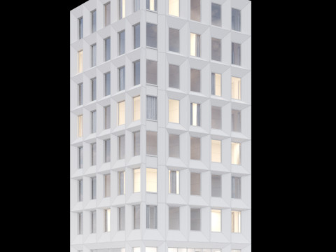 Modern building 5 3D 모델