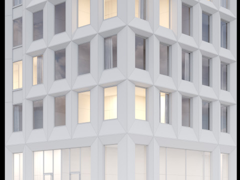 Modern building 5 3D 모델