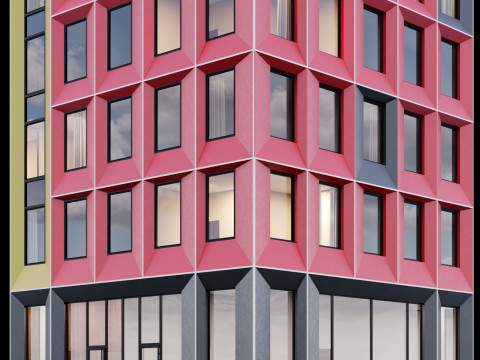 Modern building 5 3D 모델