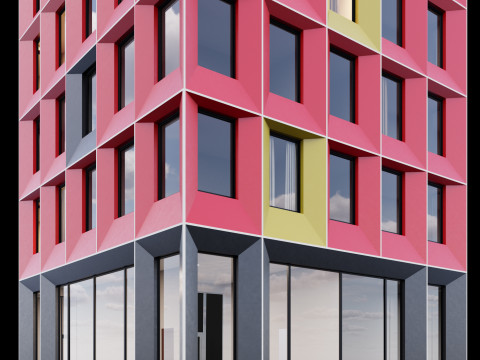Modern building 5 3D 모델