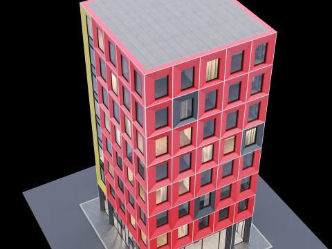 Modern building 5 3D 모델