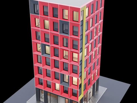 Modern building 5 3D 모델