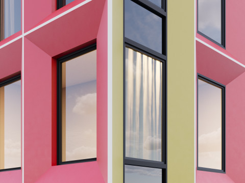 Modern building 5 3D 모델
