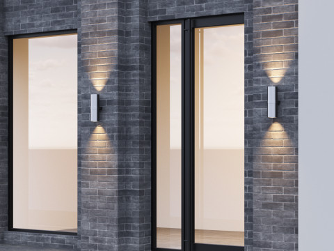 Modern building fasade 6 Modelo 3D