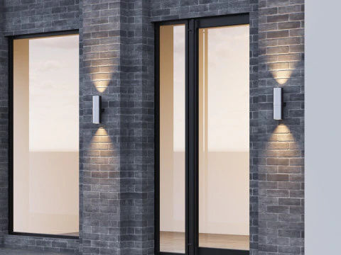 Modern building fasade 6 3D Model