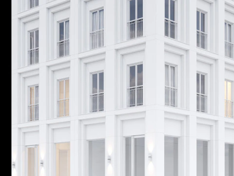 Modern building 6 3D Model