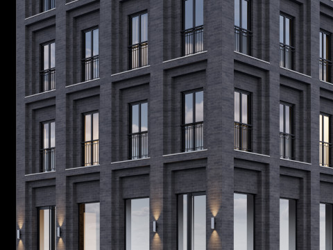 Modern building 6 Modello 3D