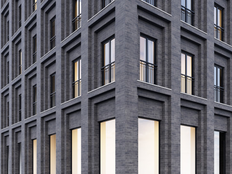 Modern building 6 Modello 3D