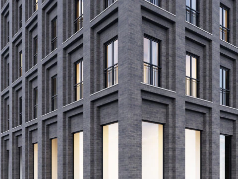 Modern building 6 3D Model