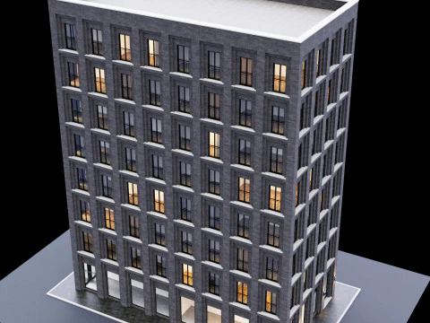 Modern building 6 3D Model