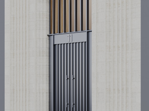 Modern building fasade 8 Modelo 3D
