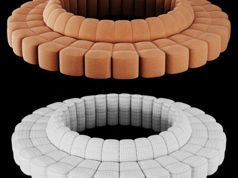 Array by Snohetta compozicione B 3D Model