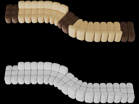 Array autorstwa Snohetta compozicione D Model 3D