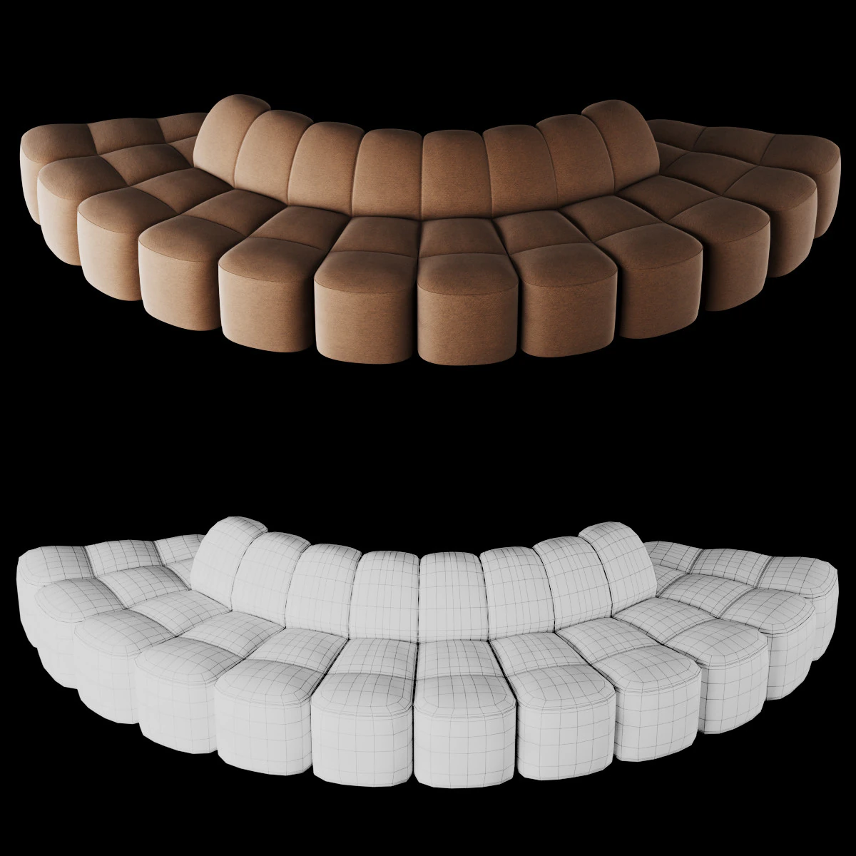 Array by Snohetta compozicione M 3D Model .c4d .max .obj .3ds .fbx .stl .blend 