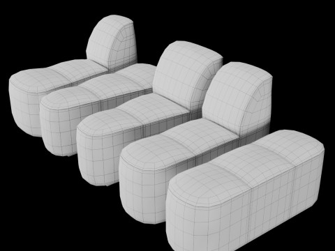 Array by Snohetta full set 3Dモデル