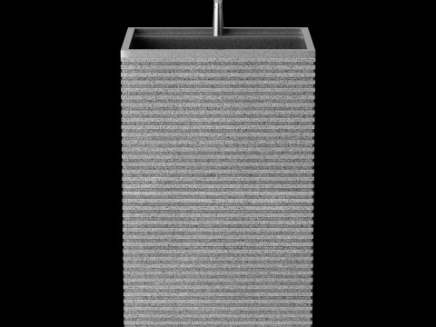 Modern stone sink 1 3D-Modell