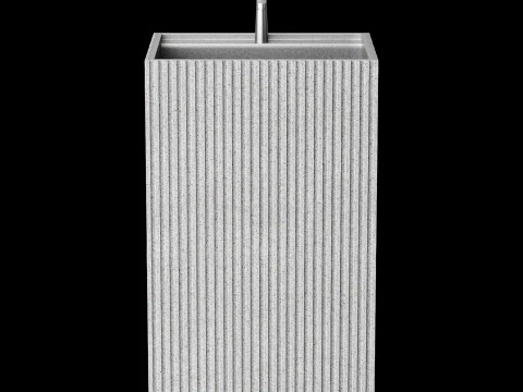 Modern stone sink 1 3D Model