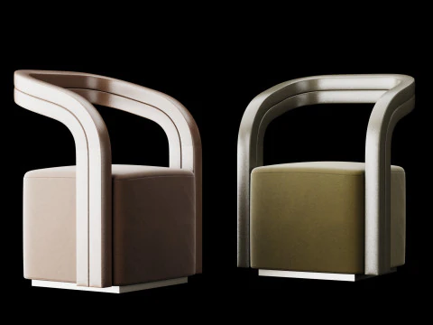 Poltrona moderna 1 Modello 3D
