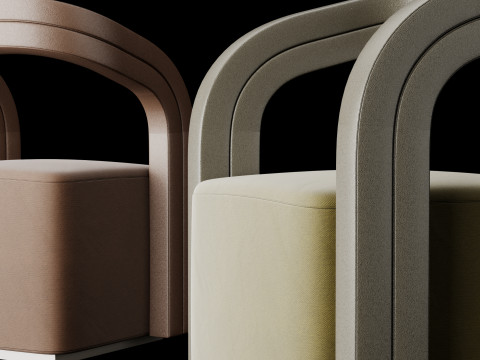 Modern armchair 1 Modèle 3D