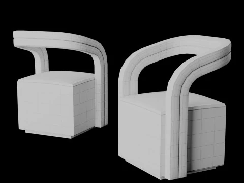 Modern armchair 1 3D Model