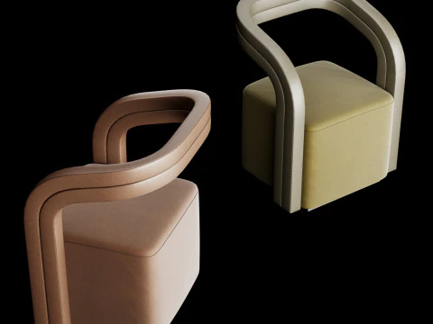 Modern armchair 1 3D Model