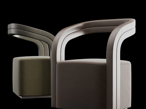 Modern armchair 1 3D Model