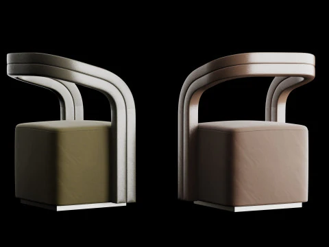 Modern armchair 1 3D Model