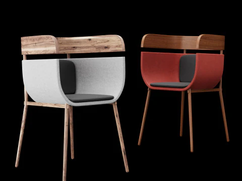 Cadeira moderna Modelo 3D