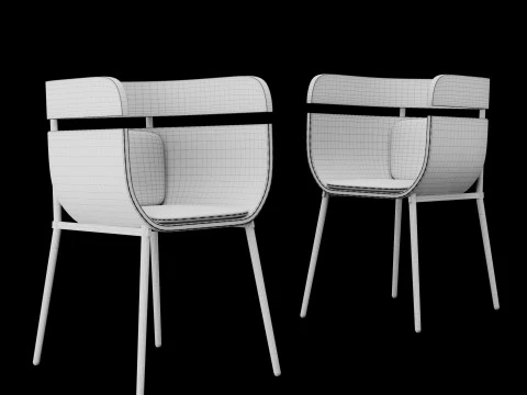 Modern chair 3D Model