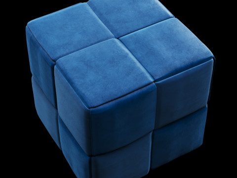 Modern pouf 3D Model
