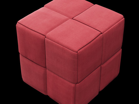 Modern pouf Modèle 3D