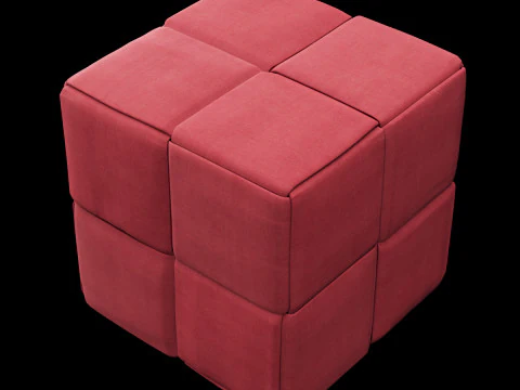 Modern pouf 3D Model