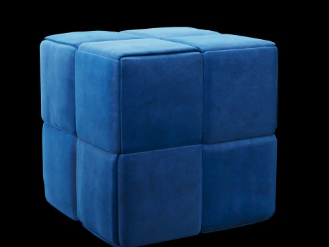 Modern pouf 3D Model