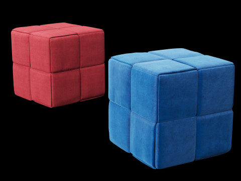 Modern pouf Modèle 3D