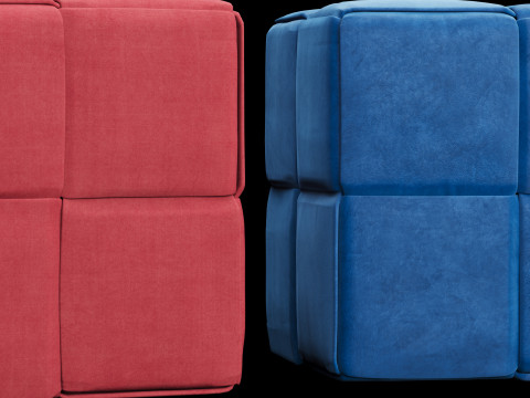 Modern pouf Modèle 3D