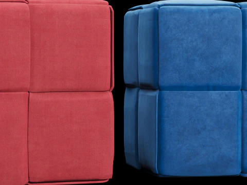 Modern pouf 3D Model