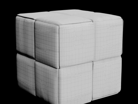 Modern pouf 3D Model