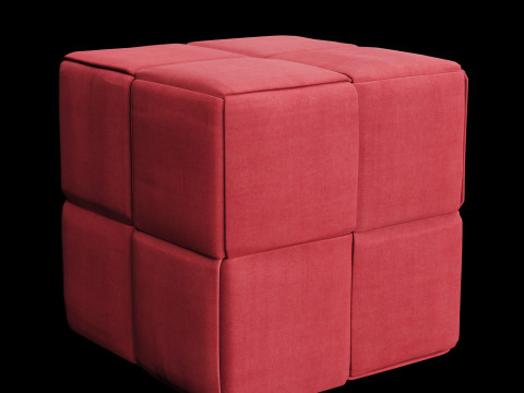 Modern pouf Modèle 3D