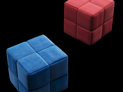 Modern pouf Modèle 3D