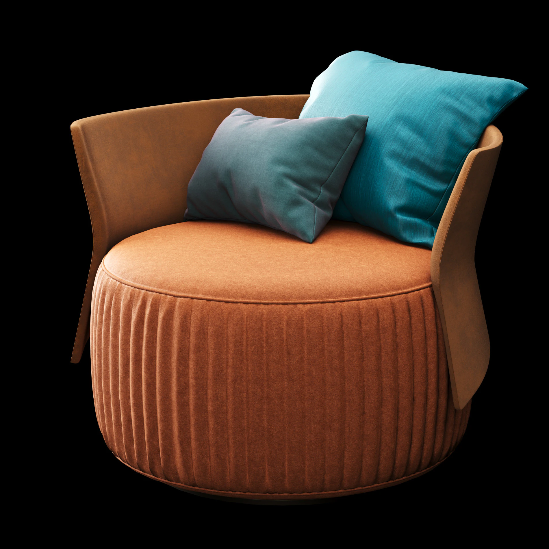 Modern chair 3D Model .c4d .max .obj .3ds .fbx .stl .blend 