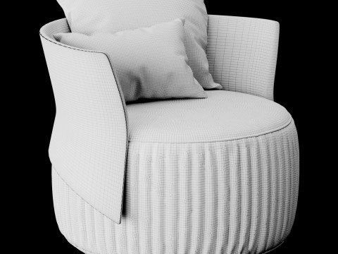 Modern chair 3D मॉडल