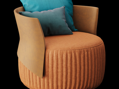Modern chair 3D मॉडल