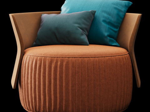 Modern chair 3D मॉडल