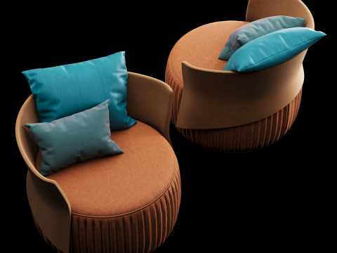 Modern chair 3D मॉडल