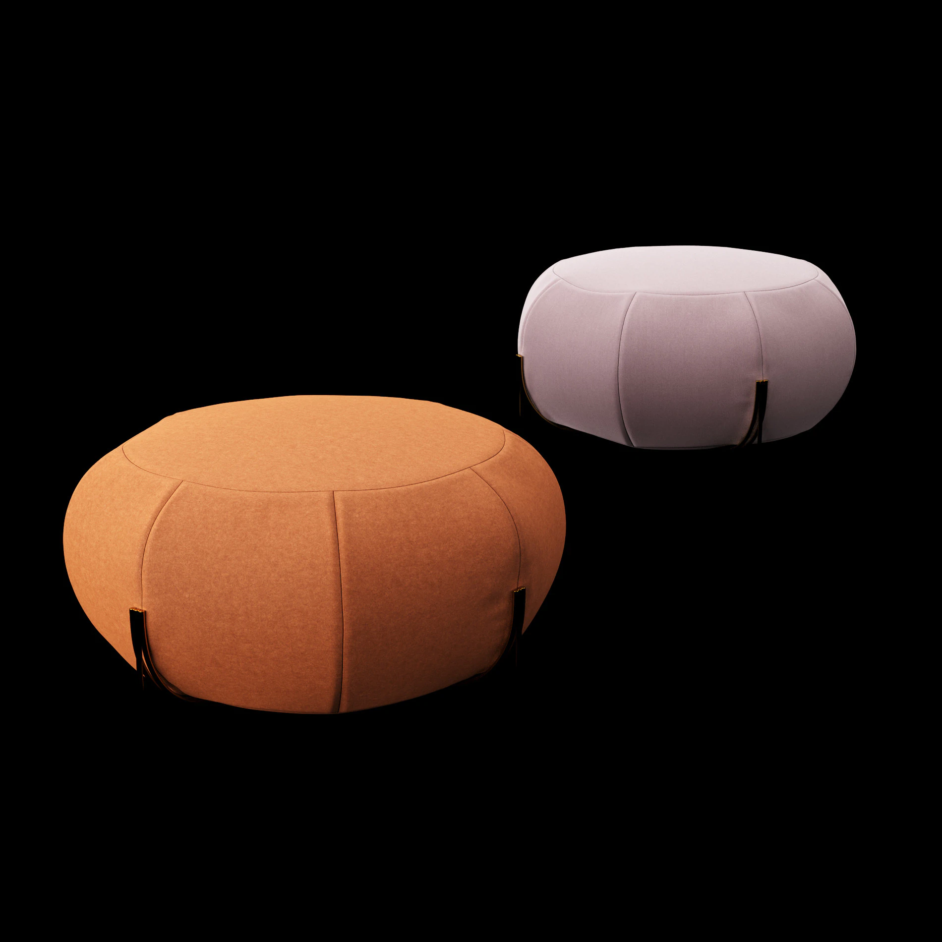Pouf 6 3D Model .c4d .max .obj .3ds .fbx .stl .blend
