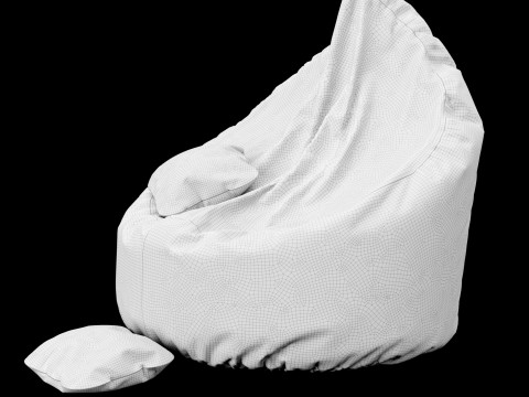 Bag chair 3D 모델